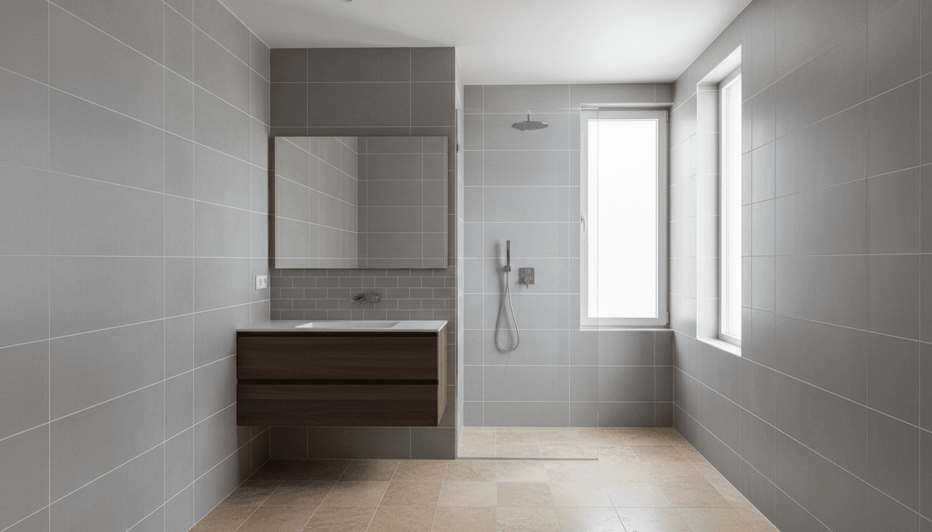 Spa style bathroom with walk-in shower